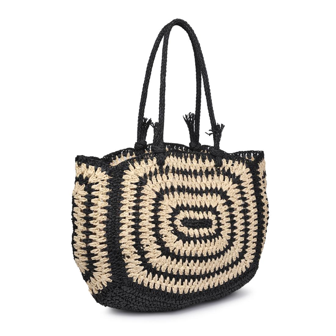 Product Image of Moda Luxe Isla Tote 842017137672 View 6 | Black Natural