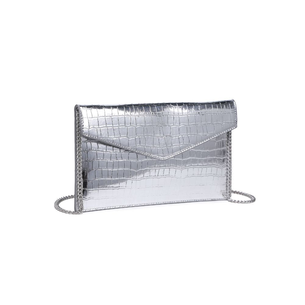 Moda Luxe Katniss Clutch Silver