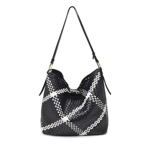 Product Image of Moda Luxe Noren Hobo 842017136248 View 7 | Black Ivory