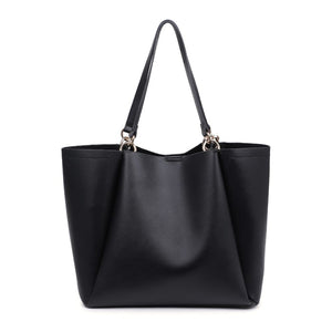 Product Image of Moda Luxe Brooklyn Tote 842017132707 View 7 | Black