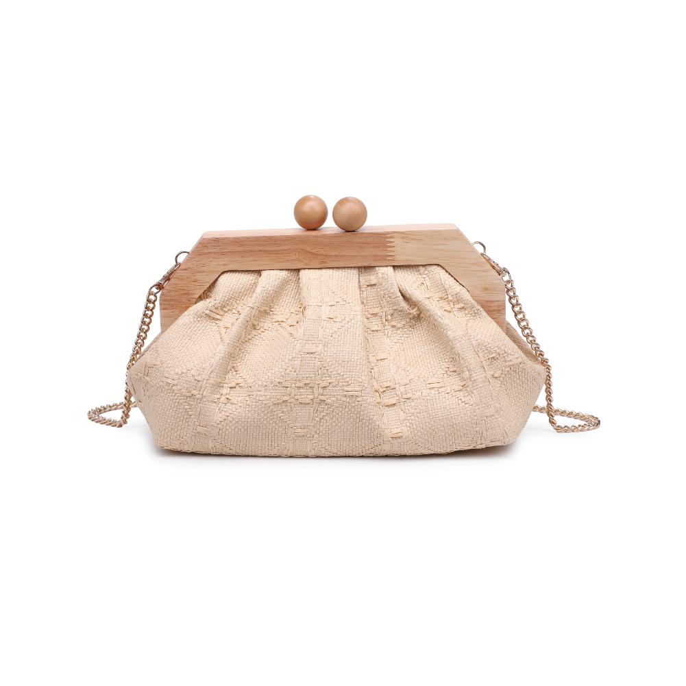 Product Image of Moda Luxe Elanor Clutch 842017135128 View 5 | Natural