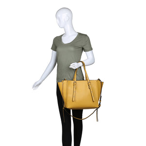 Product Image of Moda Luxe Magnolia Tote 842017119647 View 5 | Mustard