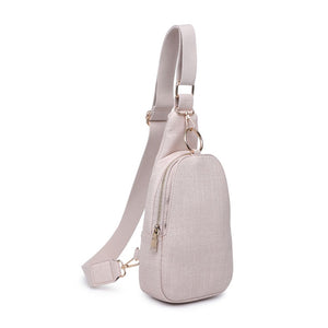 Product Image of Moda Luxe Regina - Coated Canvas Sling Backpack 842017132615 View 6 | Bone