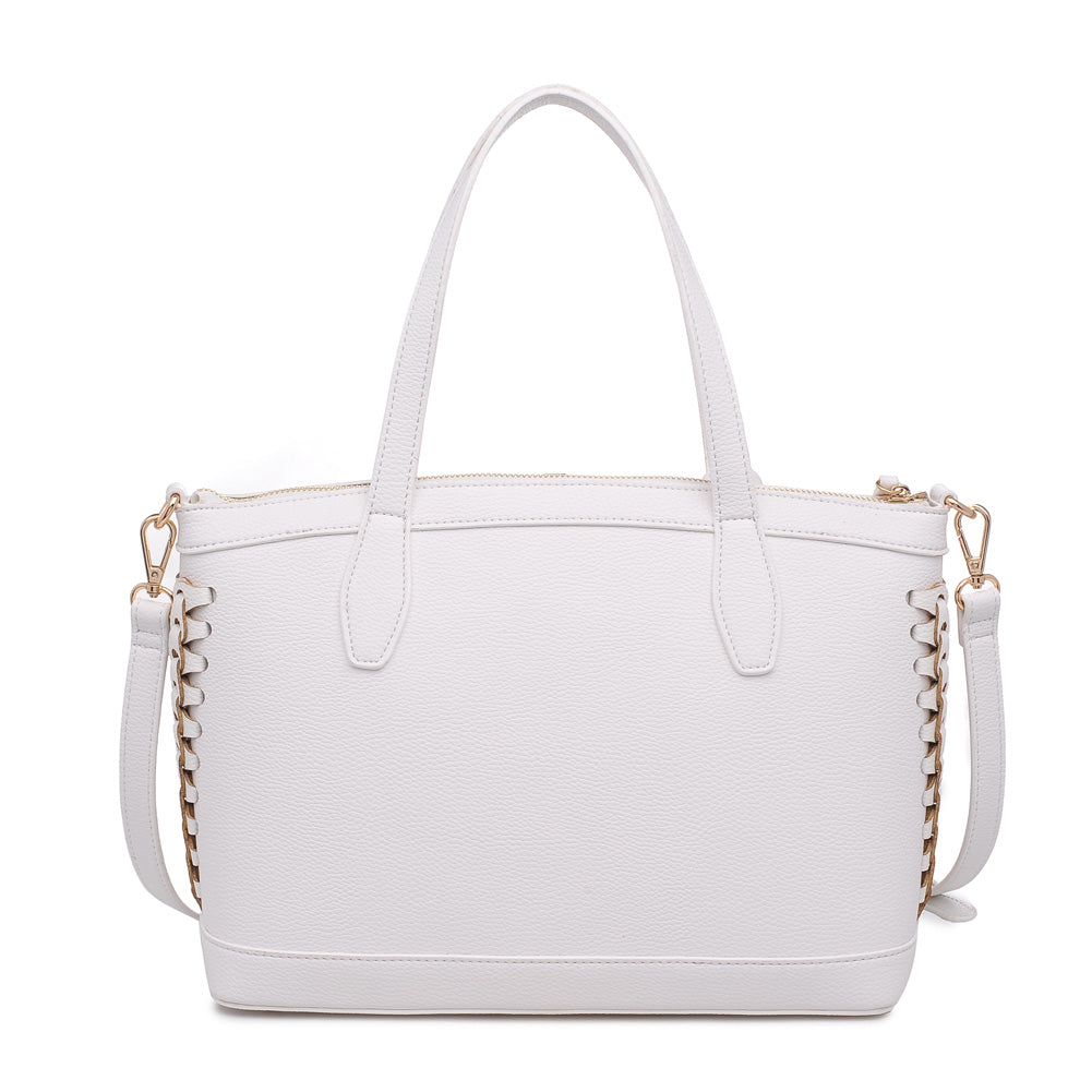 Product Image of Product Image of Moda Luxe Stormi Satchel 842017118749 View 3 | White