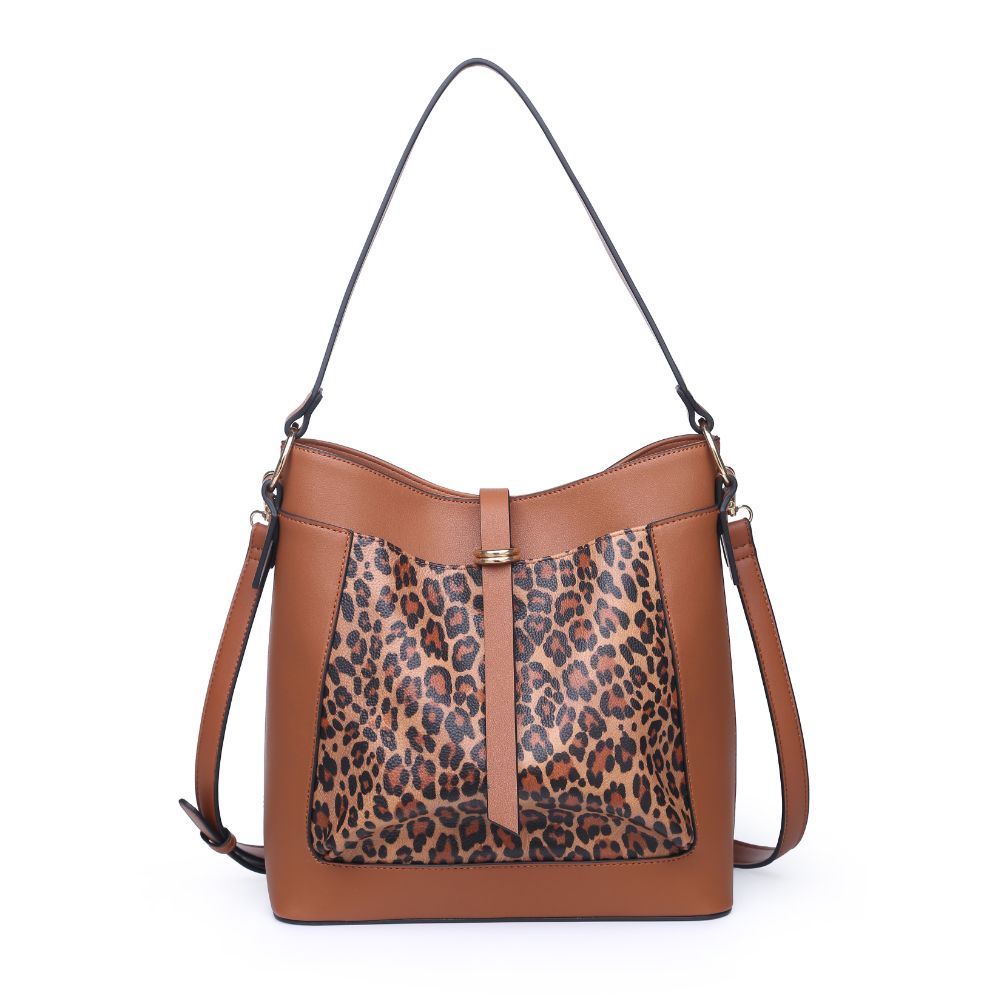 Product Image of Moda Luxe Natasha Hobo 842017122739 View 1 | Tan Leopard