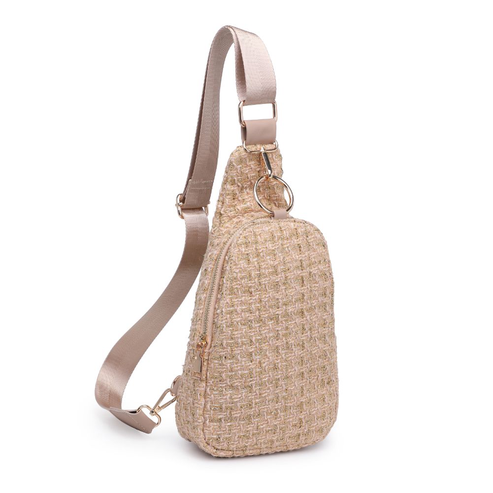 Product Image of Moda Luxe Regina Sling Backpack 842017133353 View 6 | Natural