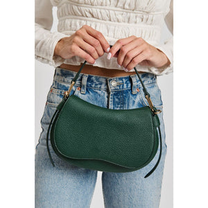 Woman wearing Hunter Green Moda Luxe Belinda Crossbody 842017133551 View 4 | Hunter Green