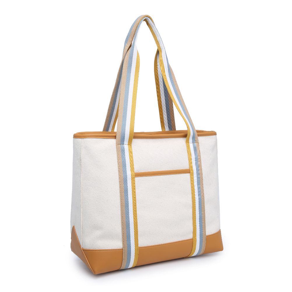 Product Image of Moda Luxe Candace Tote 842017127666 View 6 | Tan