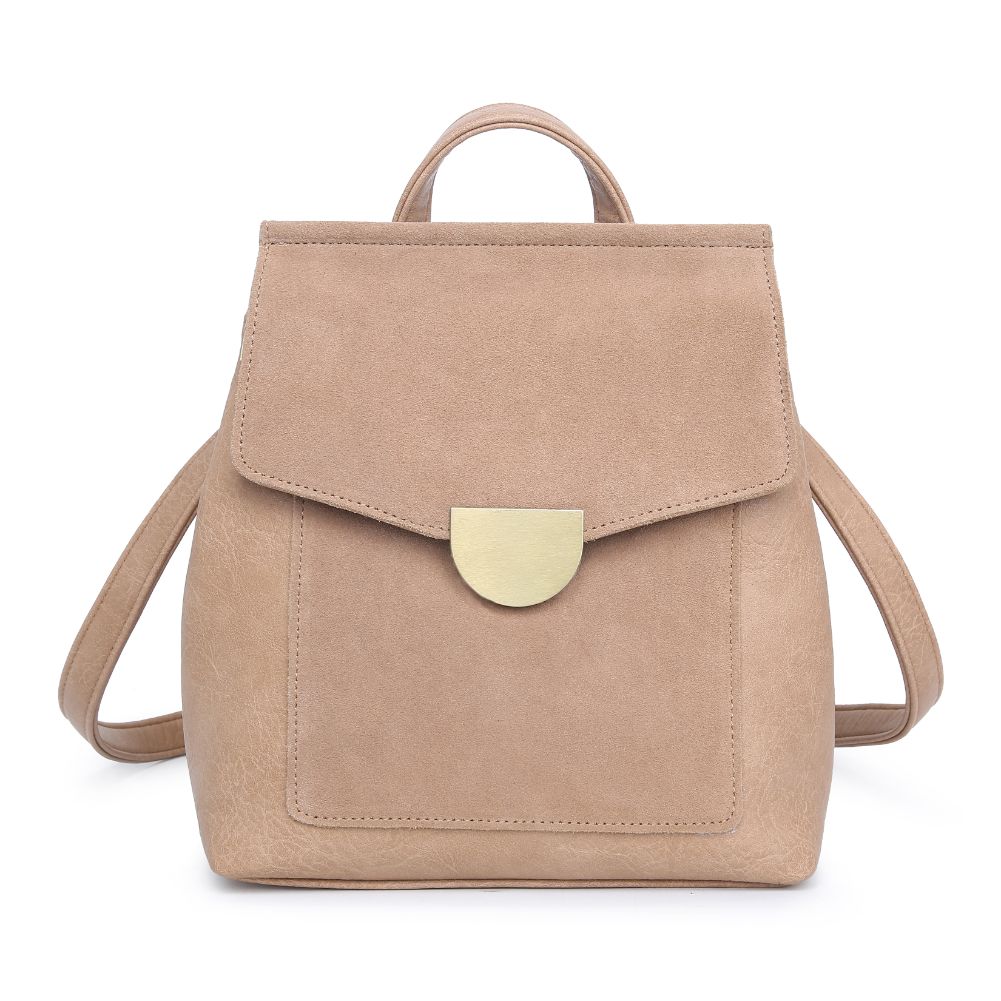 Product Image of Moda Luxe Claudette Backpack 842017127437 View 5 | Camel