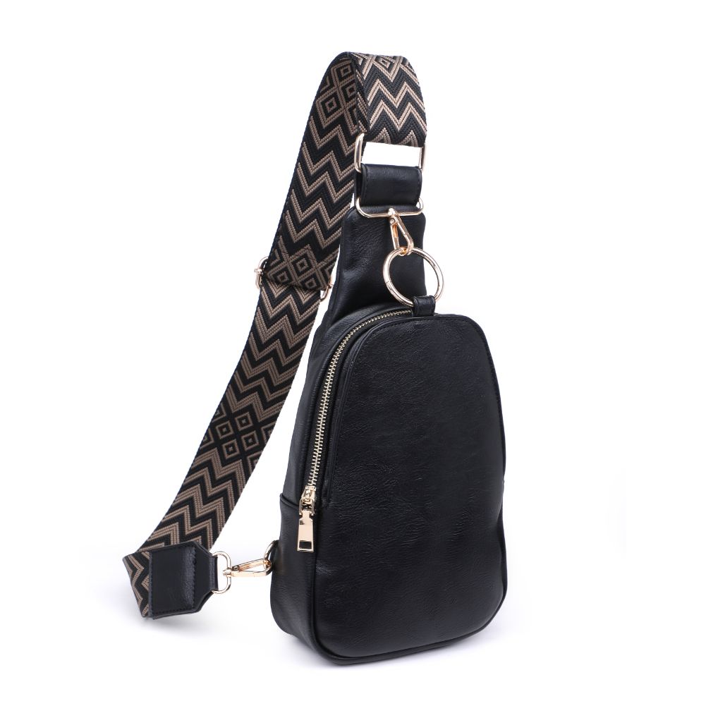 Product Image of Moda Luxe Regina Sling Backpack 842017133322 View 6 | Black