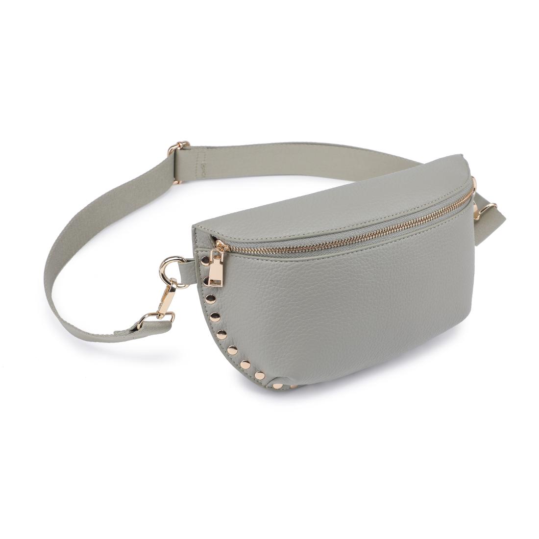 Product Image of Moda Luxe Gizelle Belt Bag 842017138051 View 6 | Sage