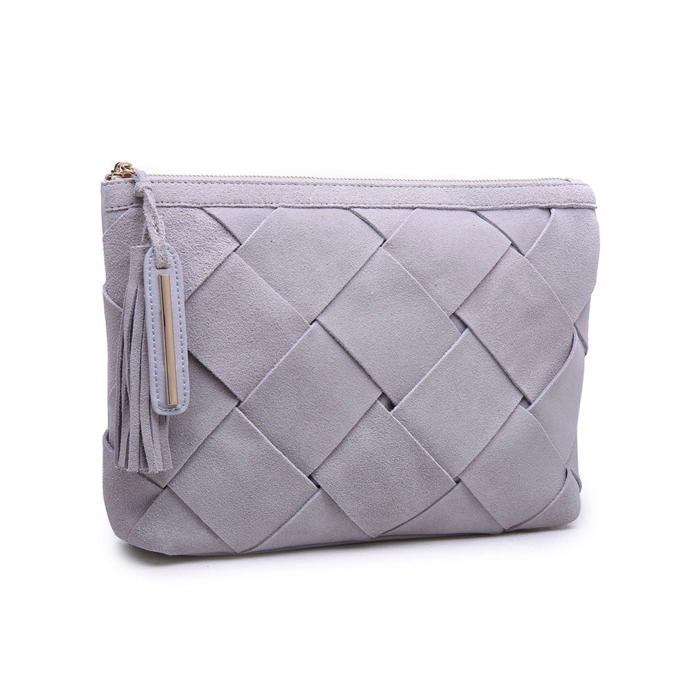 Product Image of Moda Luxe Eleanor Clutch 842017106739 View 2 | Grey