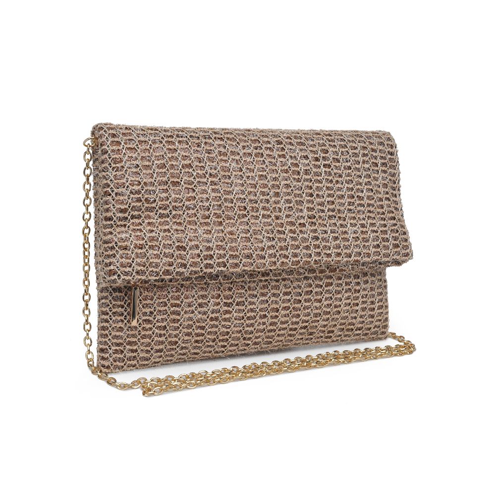 Product Image of Moda Luxe Cleo Clutch 842017121442 View 2 | Caramel