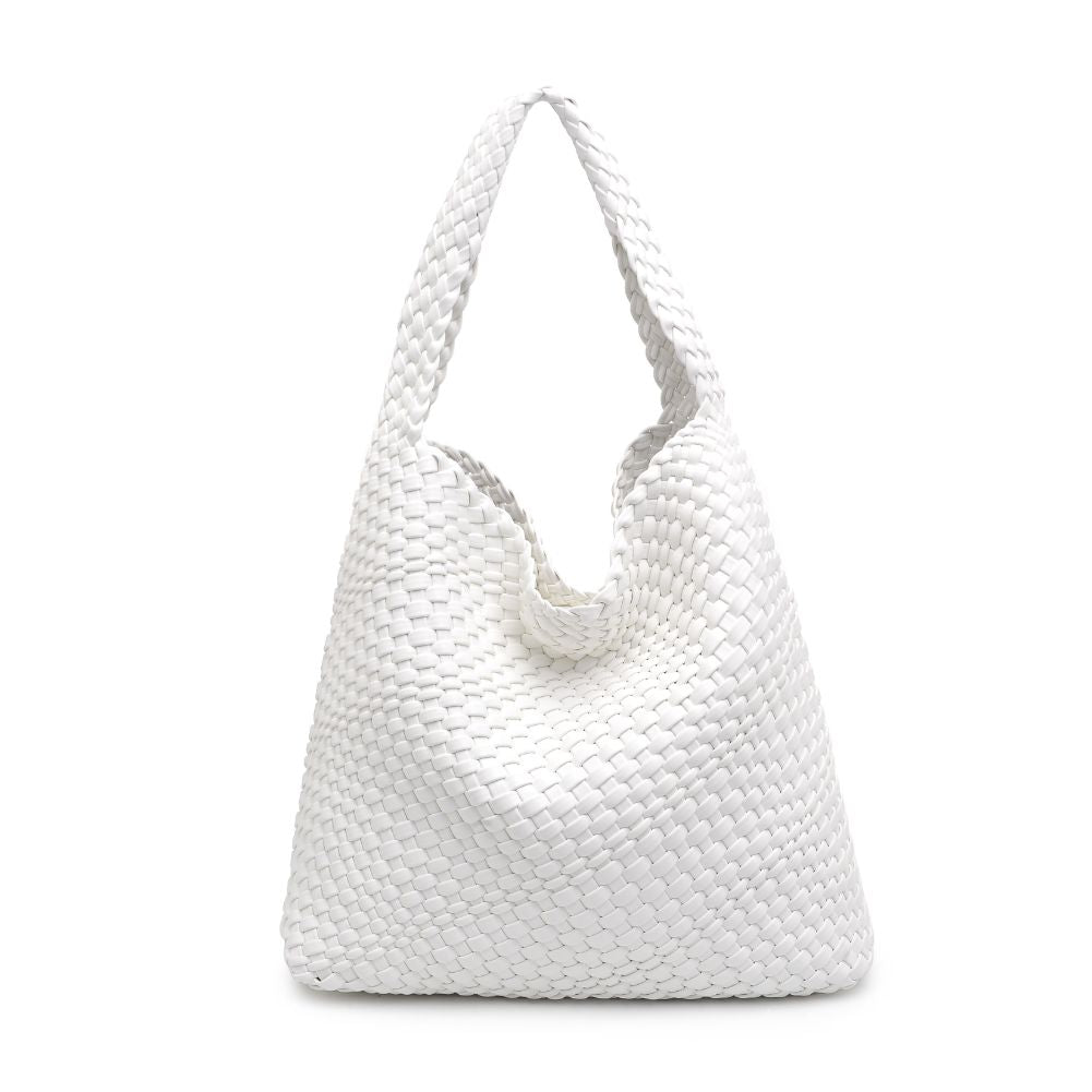 Product Image of Moda Luxe Ellery Hobo 842017132103 View 5 | White