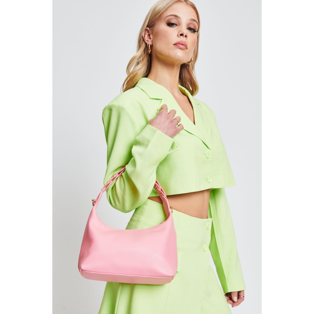 Woman wearing Bubblegum Moda Luxe Taja Shoulder Bag 842017132516 View 1 | Bubblegum