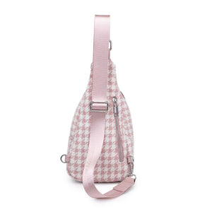 Product Image of Moda Luxe Regina Sling Backpack 842017133377 View 7 | Pink White