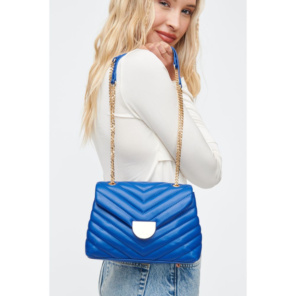 Woman wearing Cobalt Moda Luxe Nora Crossbody 842017130505 View 4 | Cobalt