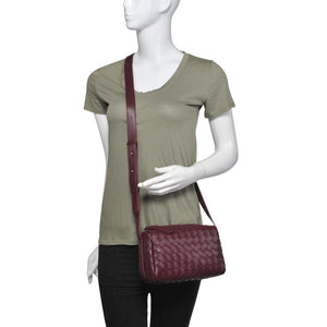 Product Image of Moda Luxe Charlotte Crossbody 842017136446 View 5 | Burgundy