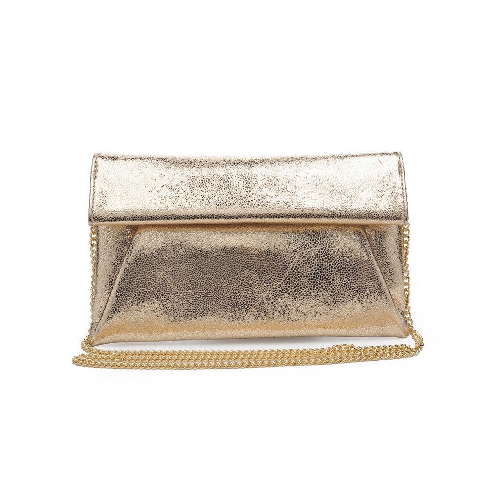 Product Image of Moda Luxe Audrey Clutch 842017118121 View 5 | Gold