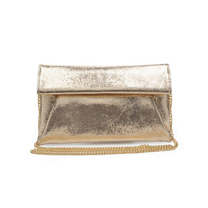 Product Image of Moda Luxe Audrey Clutch 842017118121 View 5 | Gold