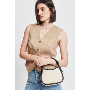 Woman wearing Natural Black Moda Luxe Aimee Crossbody 842017131168 View 1 | Natural Black