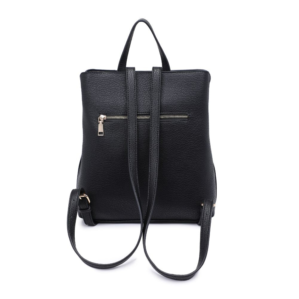 Product Image of Moda Luxe Sylvia Backpack 842017128304 View 7 | Black