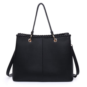 Product Image of Moda Luxe Daphne Satchel 842017119531 View 1 | Black