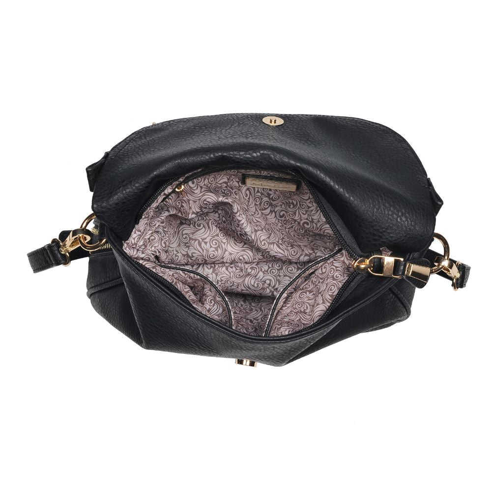 Product Image of Moda Luxe Dandelion Crossbody 819248012368 View 8 | Black