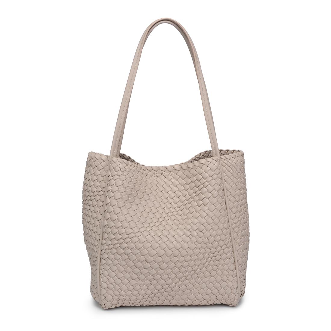 Product Image of Moda Luxe Gladys Tote 842017137252 View 7 | Ivory