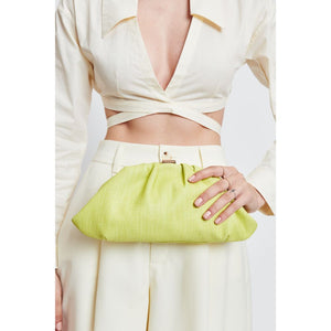 Woman wearing Lime Moda Luxe Jewel Clutch 842017131885 View 4 | Lime
