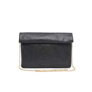 Product Image of Moda Luxe Lauren Clutch 842017128984 View 5 | Black