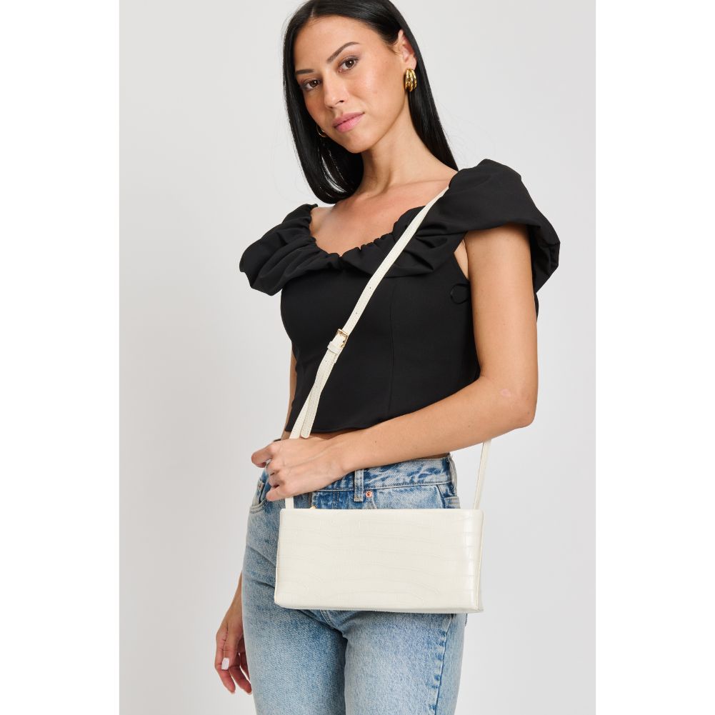 Woman wearing Off White Moda Luxe Mandy Crossbody 842017133292 View 4 | Off White