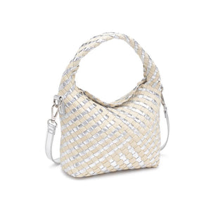 Product Image of Moda Luxe Jessamine Crossbody 842017136842 View 6 | Silver Ivory