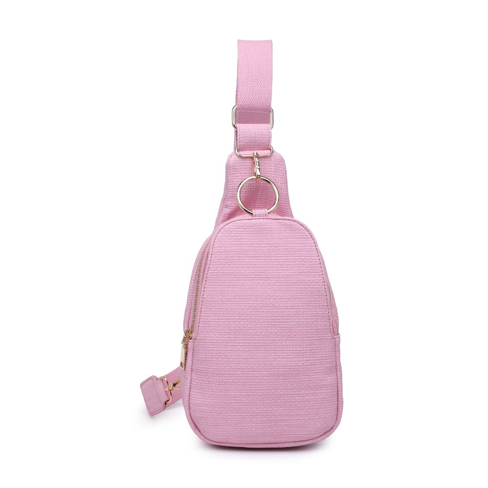 Product Image of Moda Luxe Regina - Coated Canvas Sling Backpack 842017132639 View 5 | Bubblegum