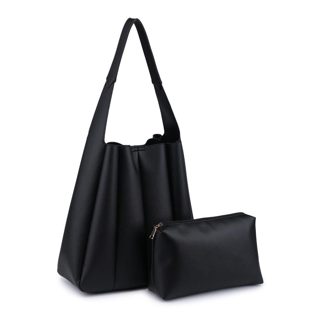 Product Image of Moda Luxe Zelda Hobo 842017138358 View 6 | Black