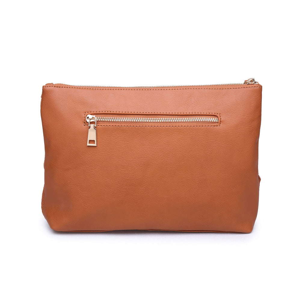 Product Image of Product Image of Moda Luxe Eleanor Clutch 842017107798 View 3 | Cognac