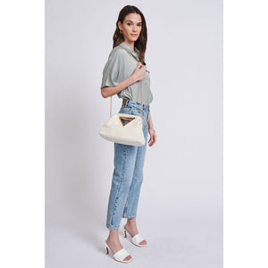 Woman wearing Ivory Moda Luxe Kelsi Crossbody 842017129332 View 4 | Ivory