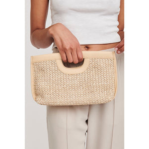 Woman wearing Cream Moda Luxe Lolita Clutch 842017125693 View 1 | Cream