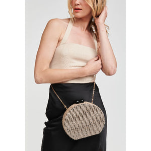 Woman wearing Black Moda Luxe Coco Evening Bag 842017115175 View 1 | Black