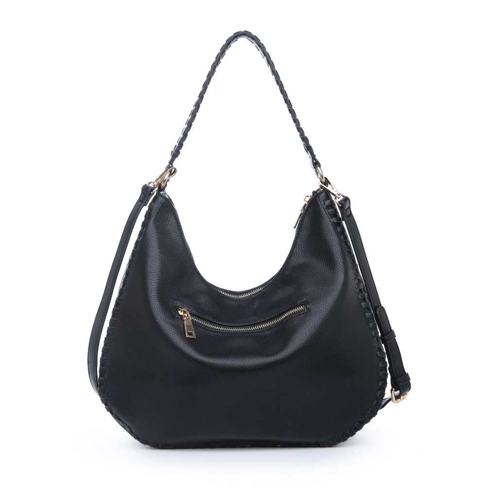 Product Image of Moda Luxe Waverly Hobo 842017124337 View 7 | Black