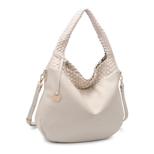 Product Image of Moda Luxe Majestique Hobo 842017134671 View 6 | Ivory