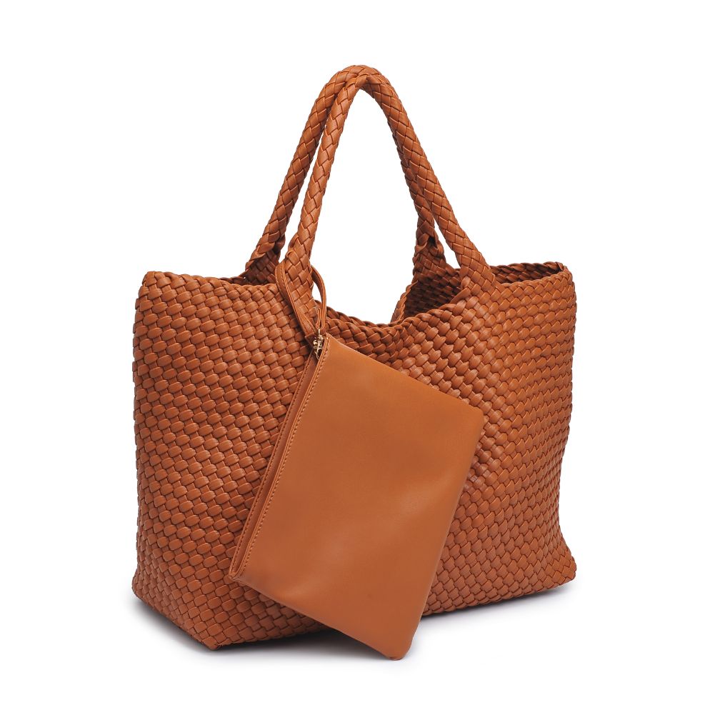 Product Image of Moda Luxe Solana Tote 842017132172 View 6 | Tan