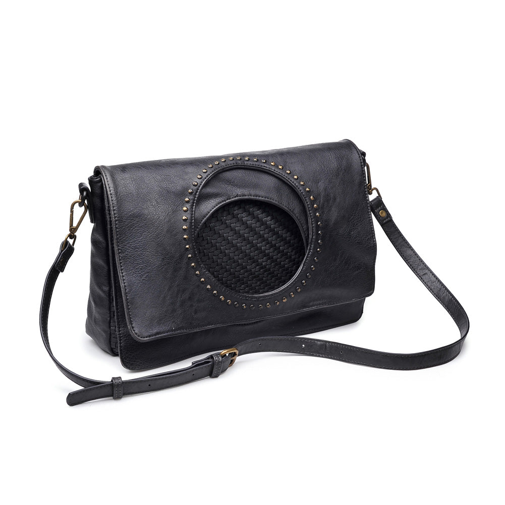 Product Image of Moda Luxe Madeline Messenger 842017117575 View 6 | Black