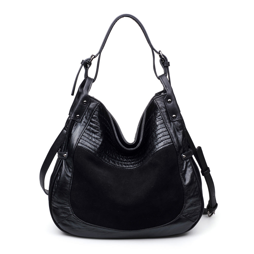 Product Image of Moda Luxe Laura Hobo 842017117520 View 1 | Black