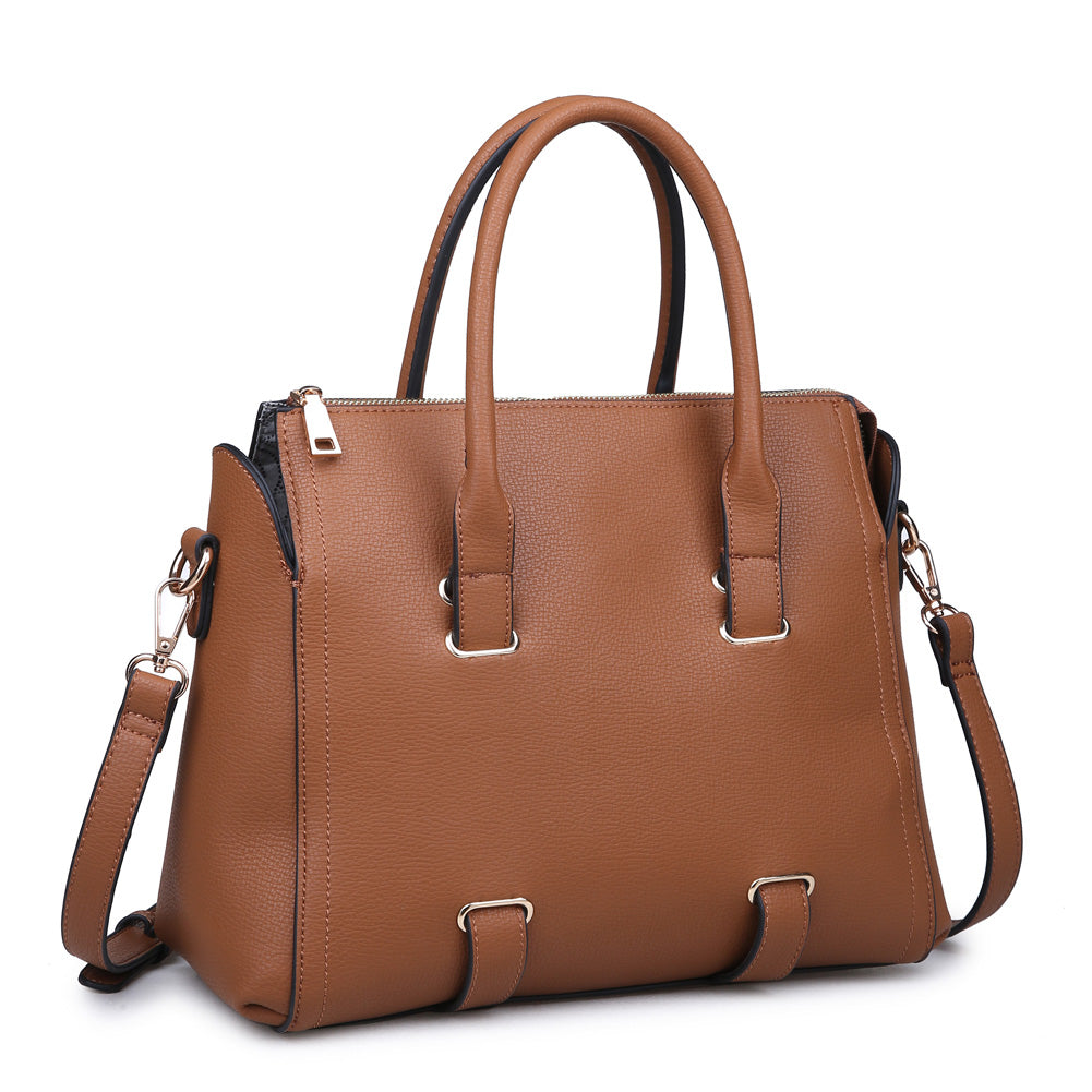 Product Image of Moda Luxe Verona Satchel 842017114949 View 2 | Tan