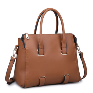 Product Image of Moda Luxe Verona Satchel 842017114949 View 2 | Tan