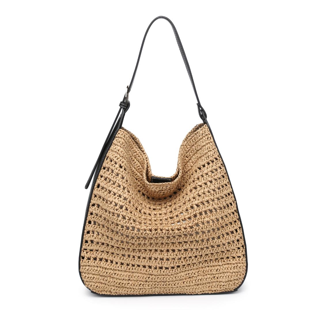 Product Image of Moda Luxe Savannah Hobo 842017138136 View 5 | Black Natural