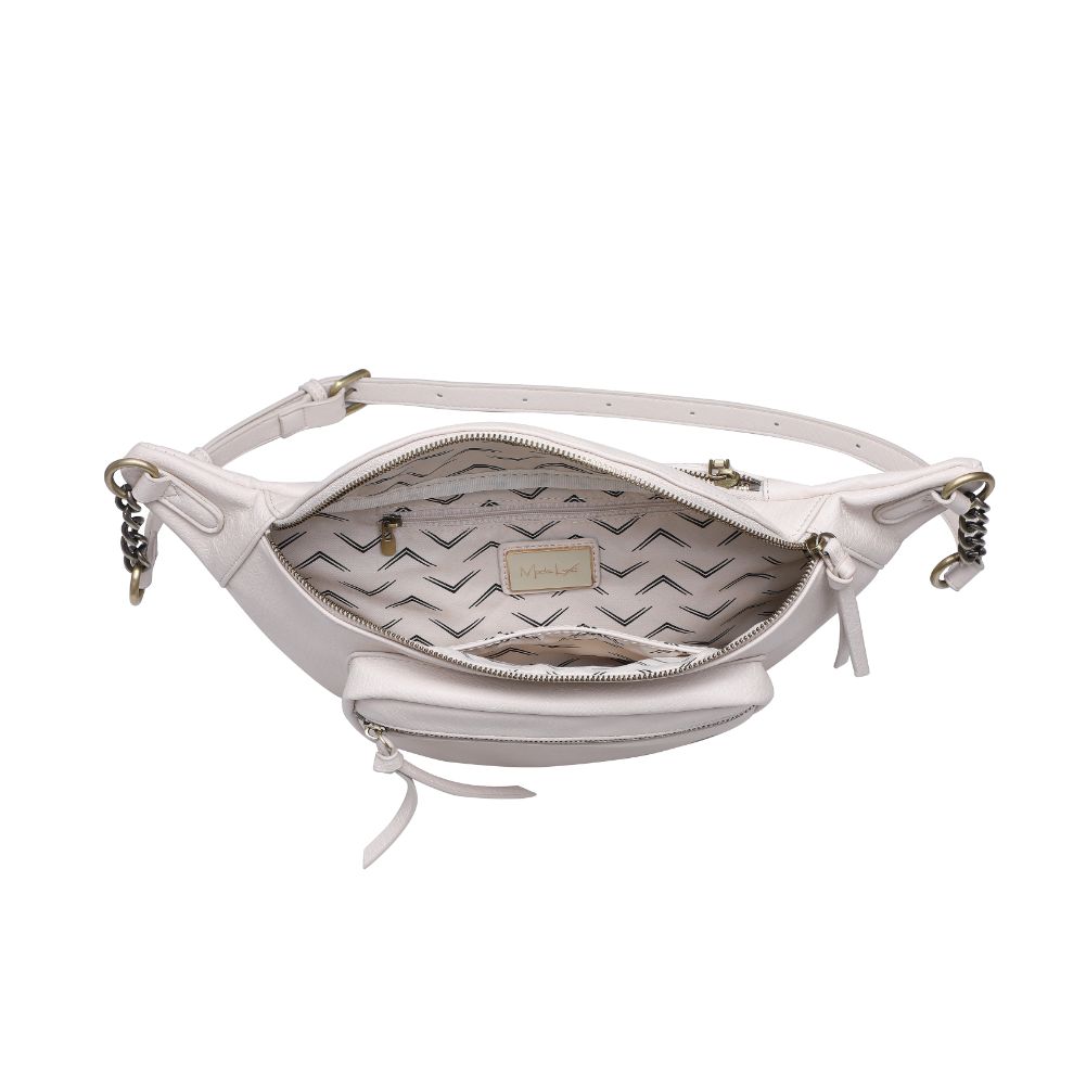 Product Image of Moda Luxe Samira Belt Bag 842017132769 View 8 | Ivory