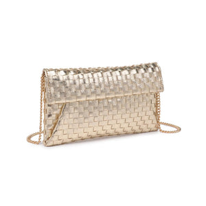 Product Image of Moda Luxe Priscilla Clutch 842017136552 View 2 | Gold