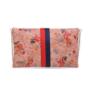 Product Image of Moda Luxe Jules Print Clutch 842017119425 View 7 | Blush